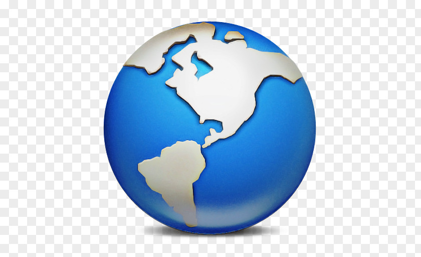 Globe Blue World Earth Planet PNG