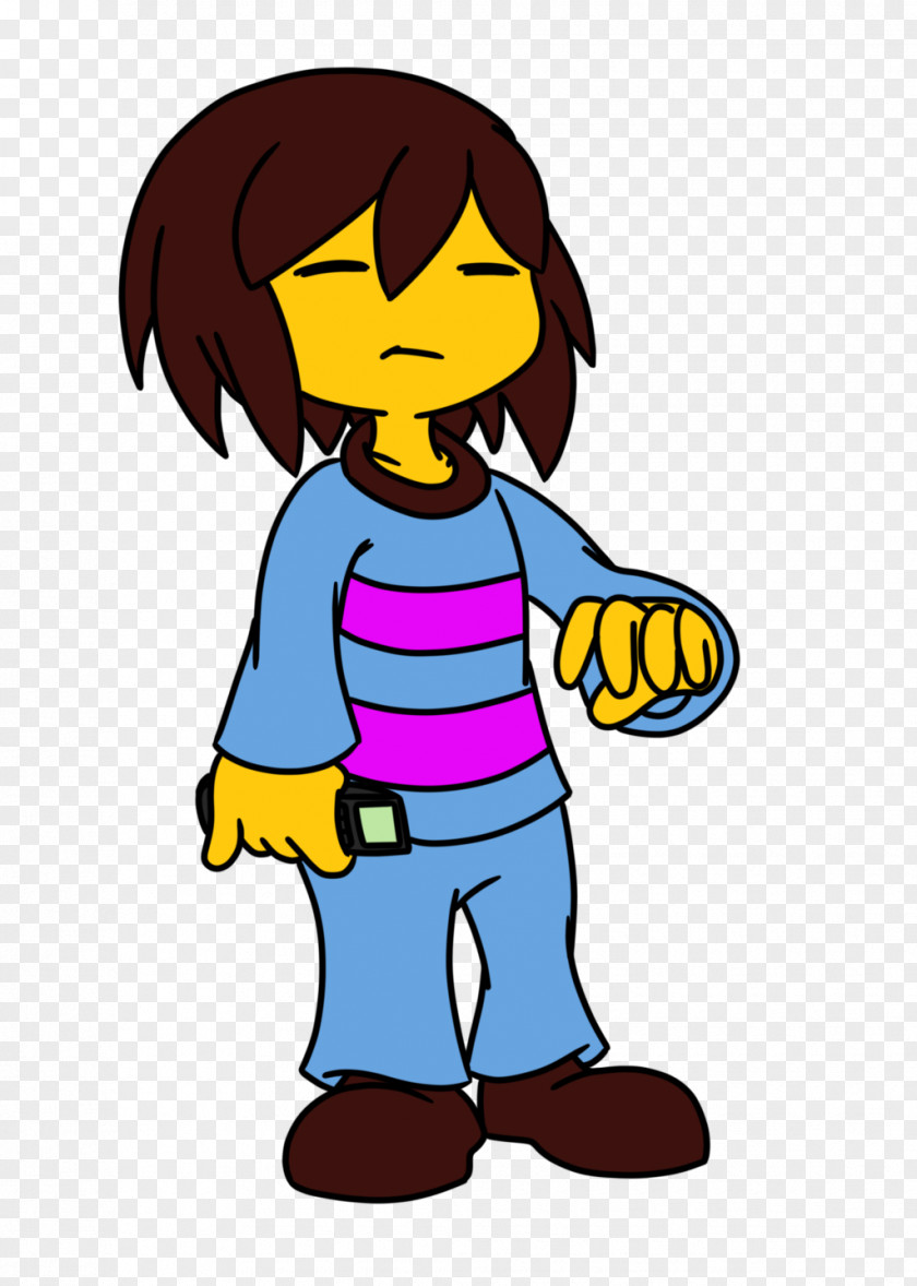 Protagonist Undertale Drawing Character Fan Art PNG