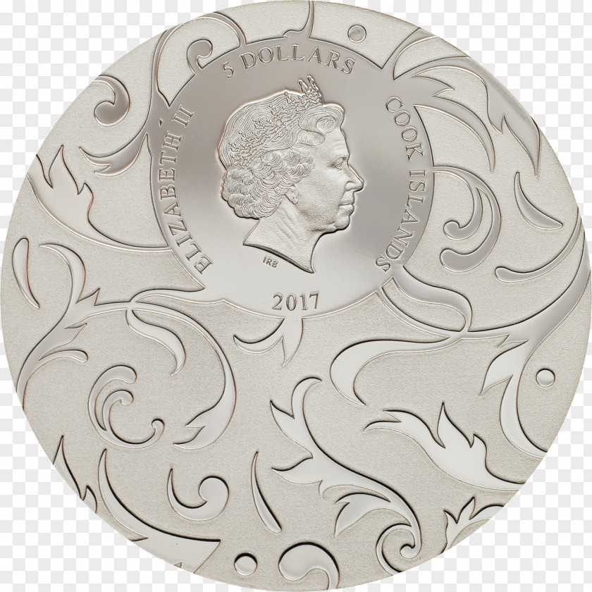 Silver Coin Set Scarab Currency October PNG