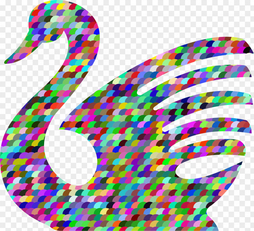 Swan Line Point Font PNG