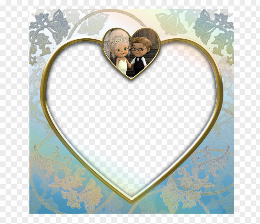 Cartoon Love Frame Picture PNG