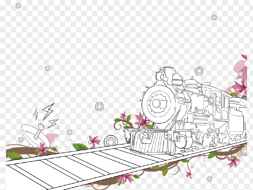 Closing Shop Train Touchscreen Illustration Image Smartphone PNG