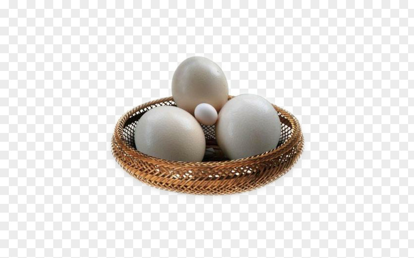 Ostrich Eggs And Common Bird Fried Egg Chicken Ham PNG