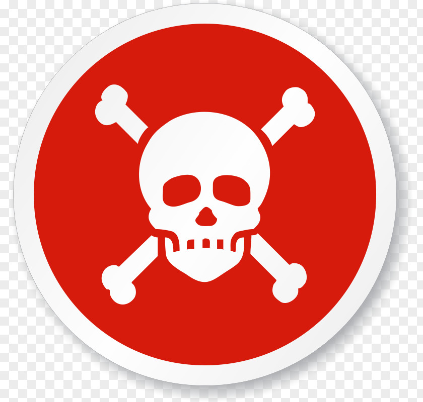 Three-dimensional Paper Poison Hazard Symbol Safety Sign PNG