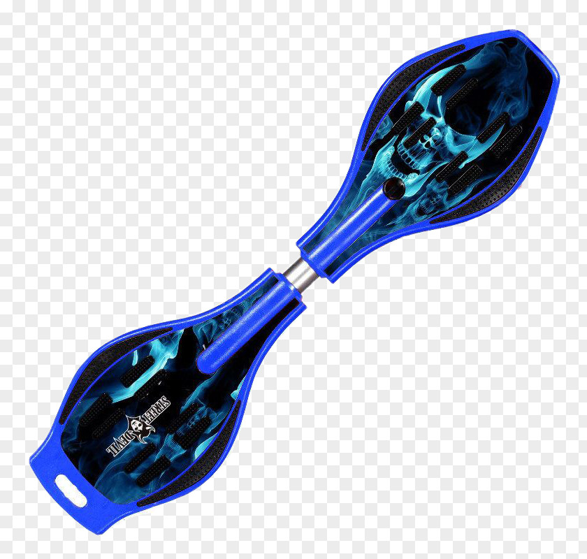 Blue Cool Skateboard Skateboarding Caster Board Wheel Kick Scooter PNG