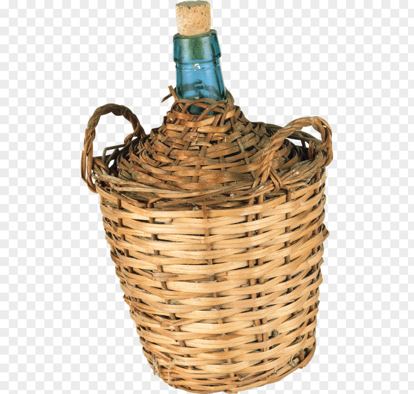 Botella Basket Wicker Hamper Clip Art PNG
