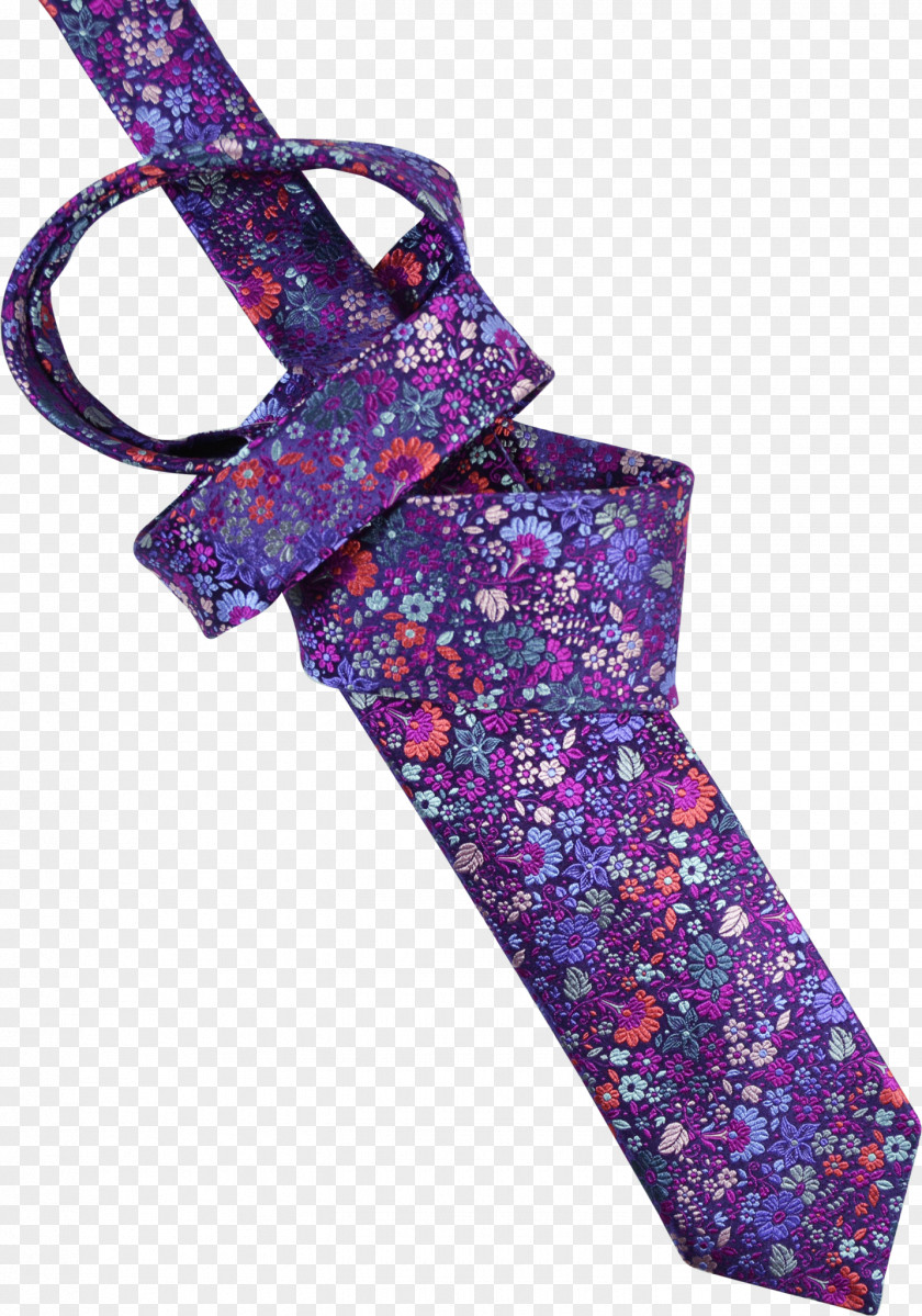 Falling Petals Necktie Made In Italy Fashion Silk PNG