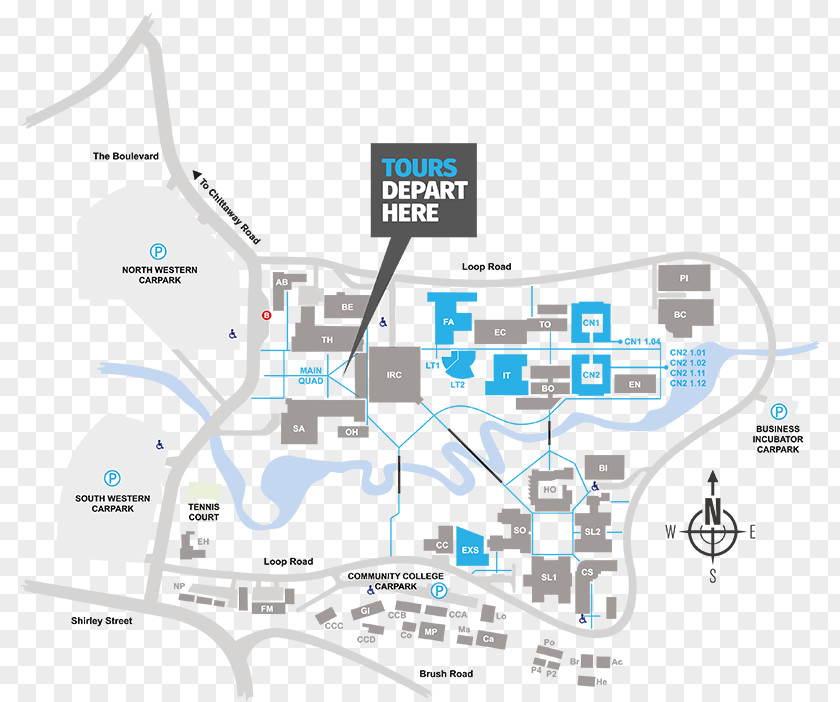Map Ourimbah Campus University Of Newcastle PNG