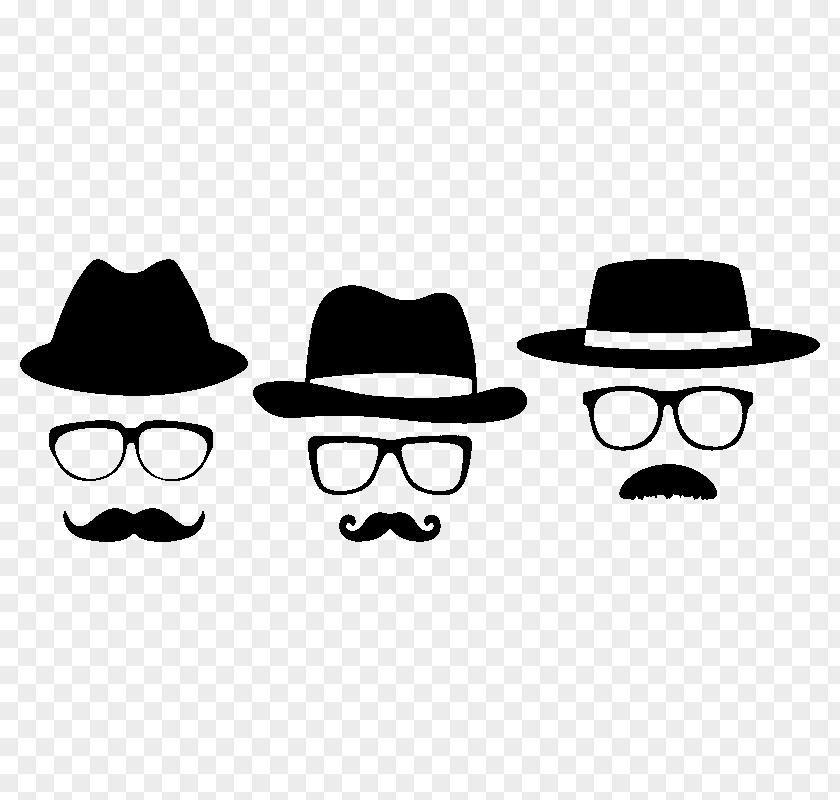 Moustache Glasses Drawing PNG