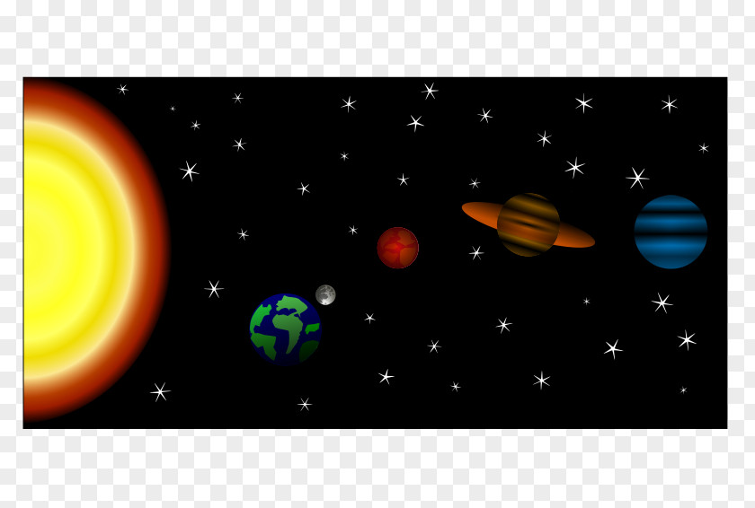 Solar System Sistema / Planet Inkscape Clip Art PNG