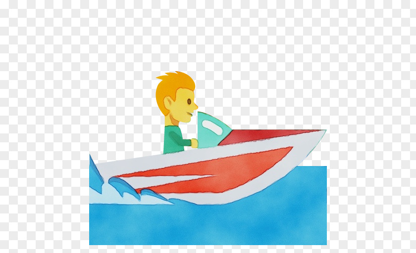 Surface Water Sports Surfing Boat Cartoon PNG