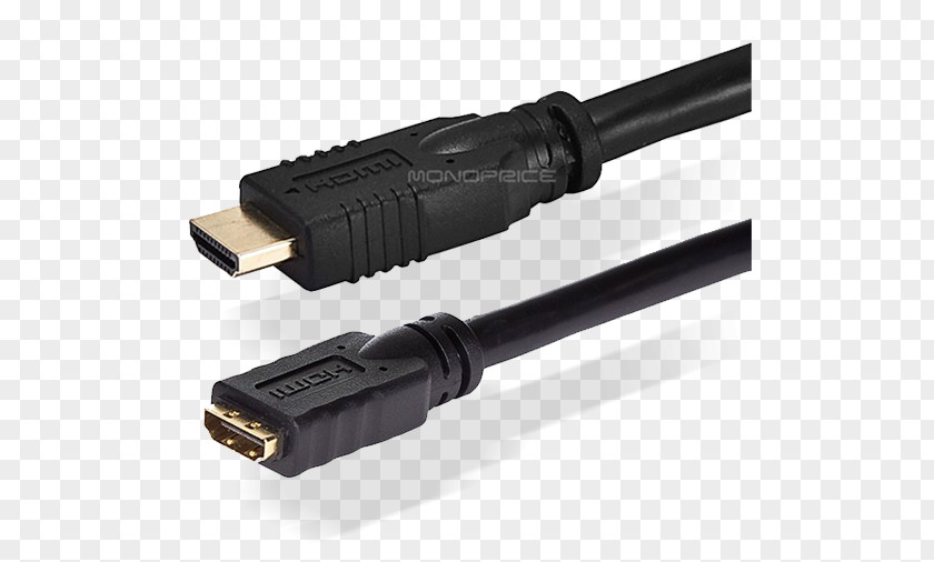 USB HDMI Monoprice Electrical Cable DisplayPort PNG