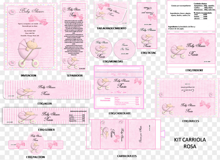 Design Paper Pink M Font PNG