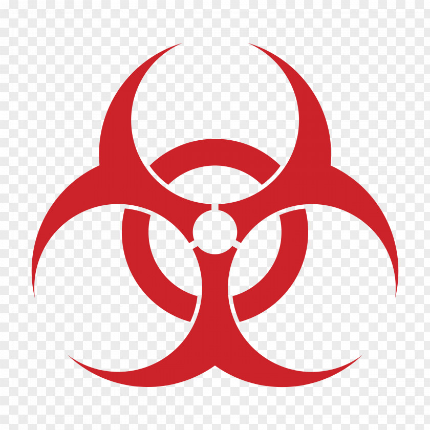 Symbol Biological Hazard Vector Graphics Logo PNG