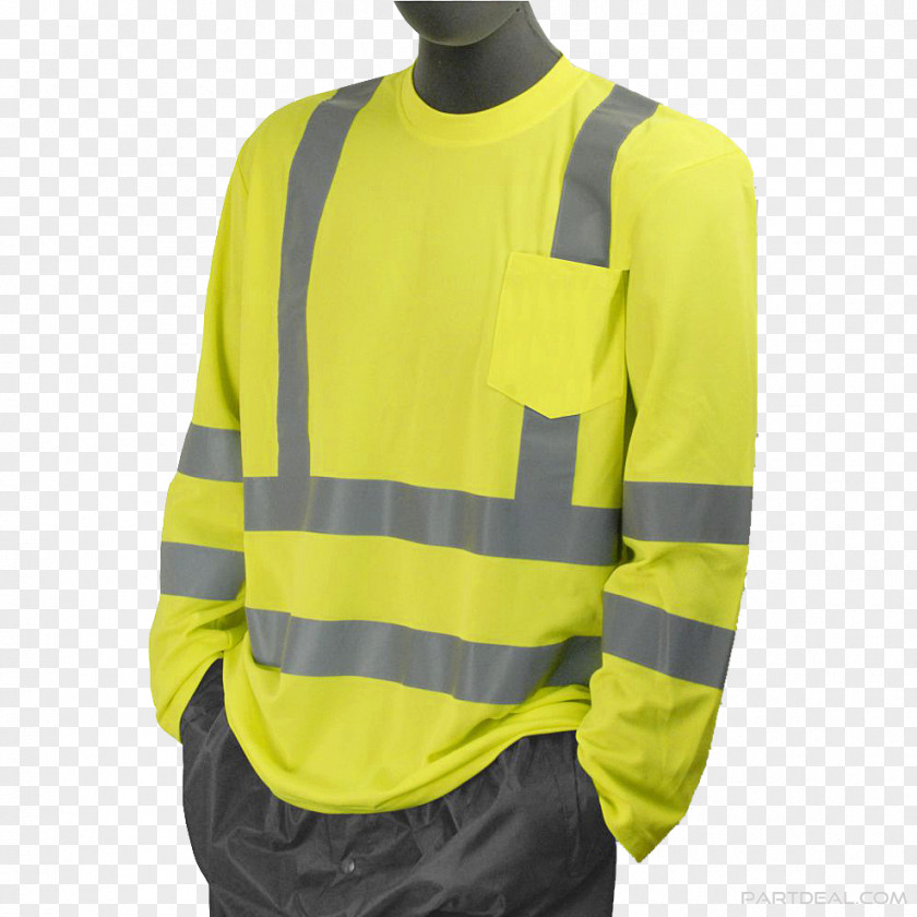 T-shirt Long-sleeved High-visibility Clothing PNG