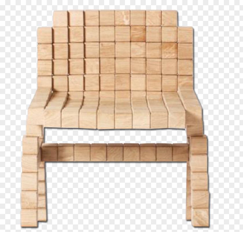 Wood Frequency Creative Chair Table Furniture Designer PNG