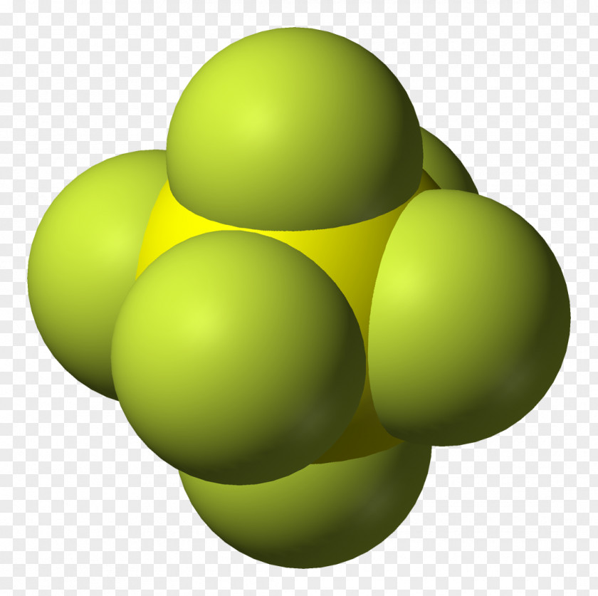 3d Sulfur Hexafluoride Gas Chemistry Inorganic Compound PNG