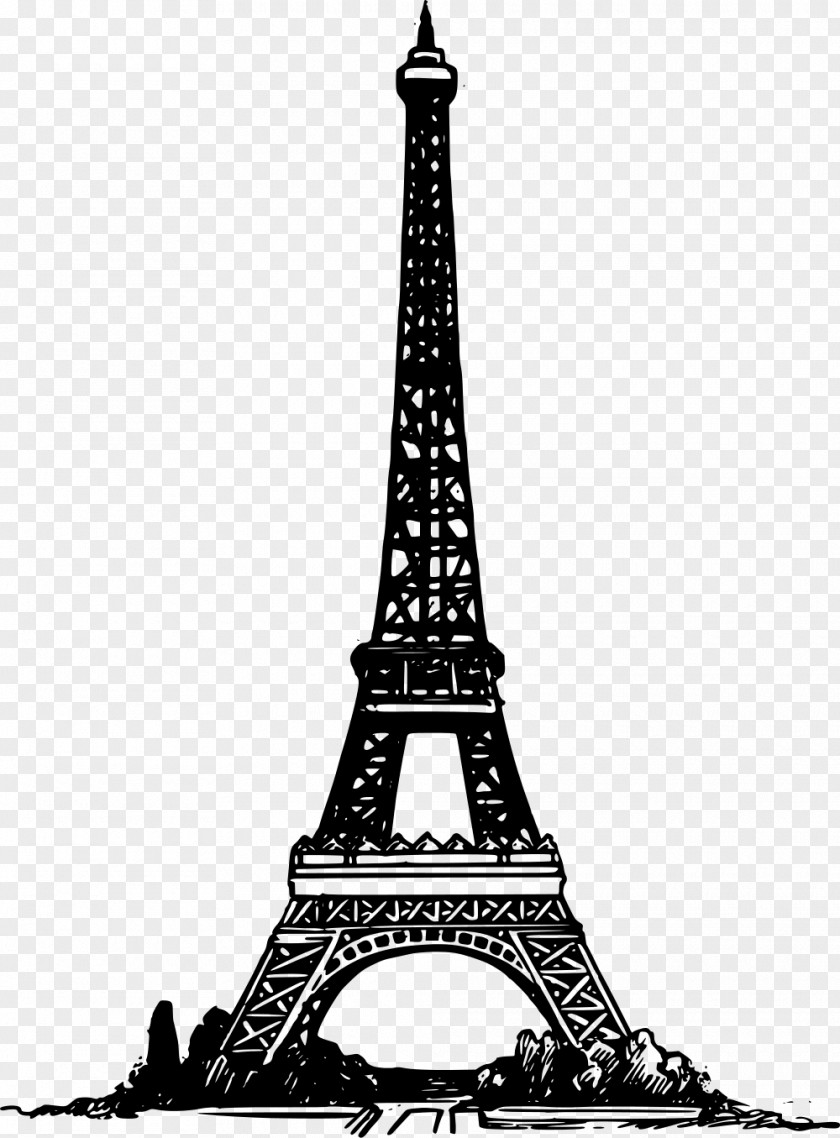 Black Crown Eiffel Tower St. John's T-shirt Art PNG