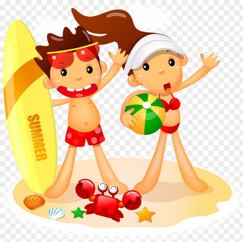 Children Play Seaside Resort Swimming PNG