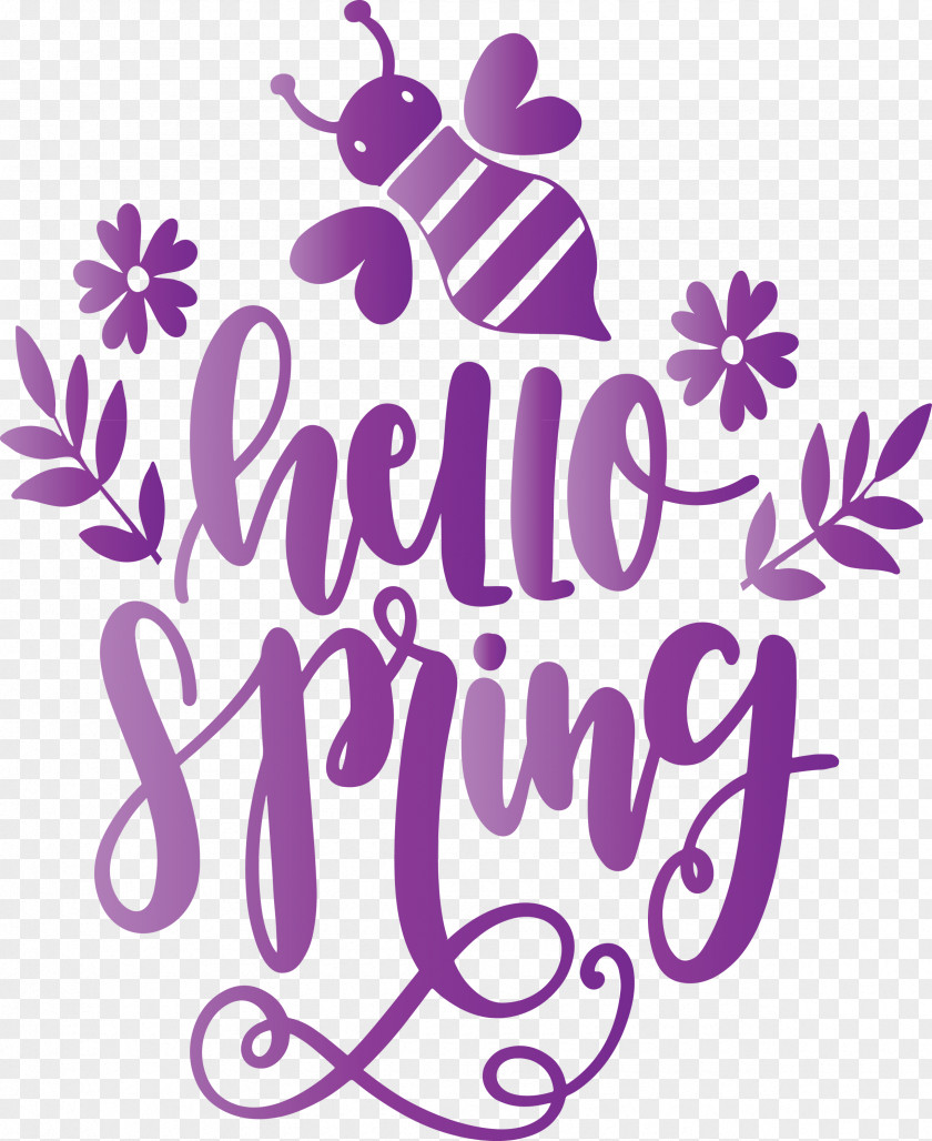 Hello Spring PNG