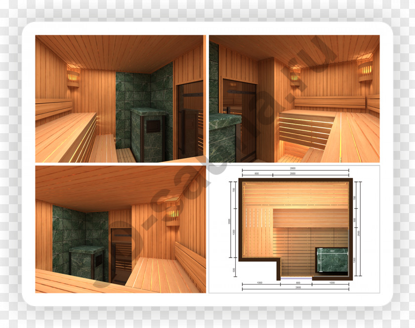 Design Banya Sauna Project 3D Computer Graphics PNG