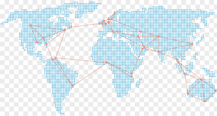 Network Sky Map Pattern PNG