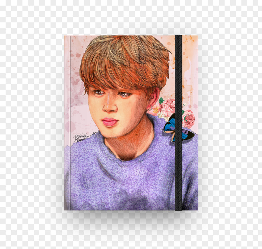 Ramadan Watercolor Painting Jimin BTS Paper Art Notebook PNG