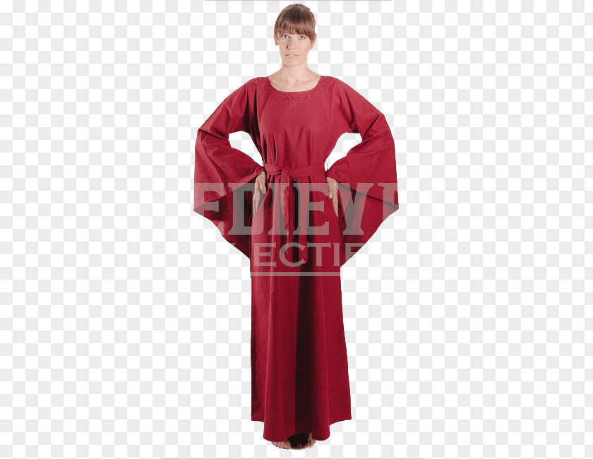 Dress Slip Middle Ages Sleeve English Medieval Clothing PNG