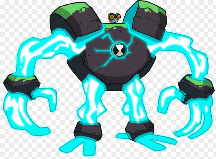 Four Arms Heatblast Ben 10 Grey Matter Tennyson Image PNG