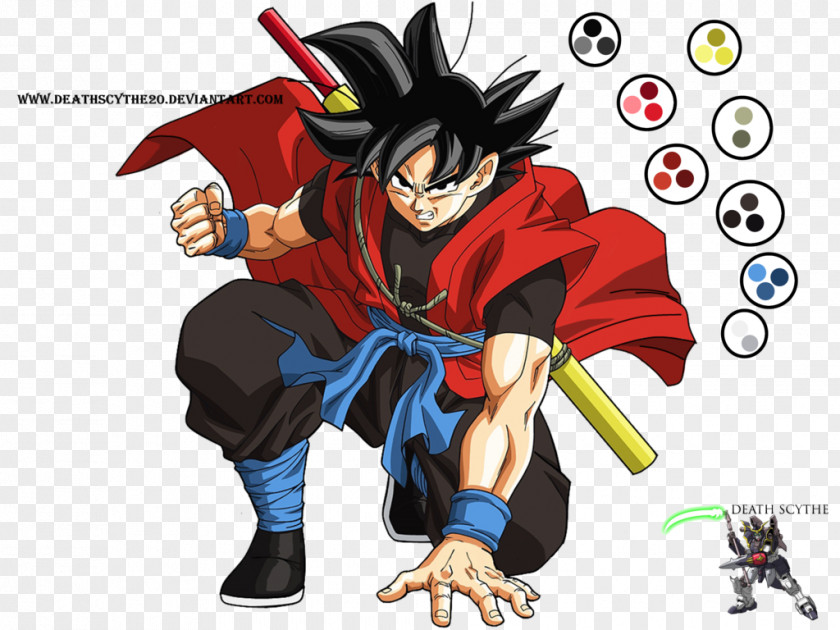 Goku Xeno Gohan Vegeta Trunks Majin Buu PNG