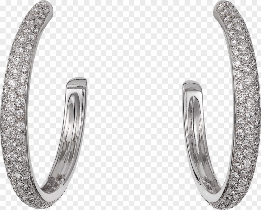 Jewellery Earring Cartier Diamond PNG