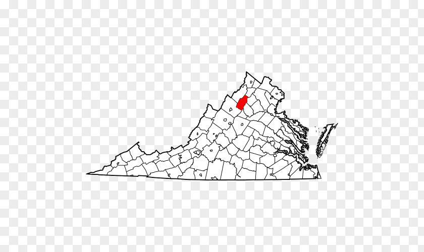 Map Warren County Stafford Botetourt Loudoun Charlotte PNG