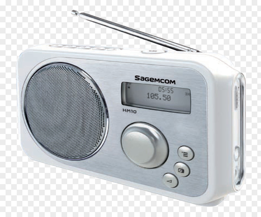 Stereo Anti Sai Cream Radio Receiver Electronics Sound Box PNG