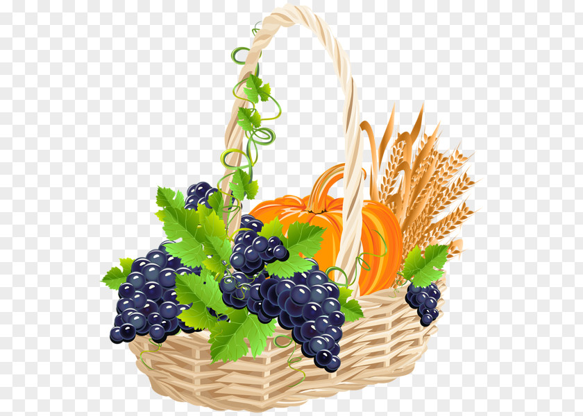 Autumn Clip Art Basket Image PNG