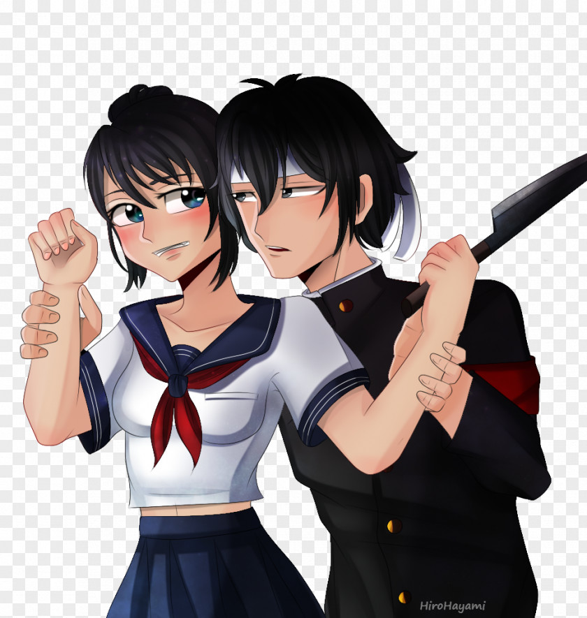 Sin Chan Yandere Simulator Budō Martial Arts Fan Art PNG