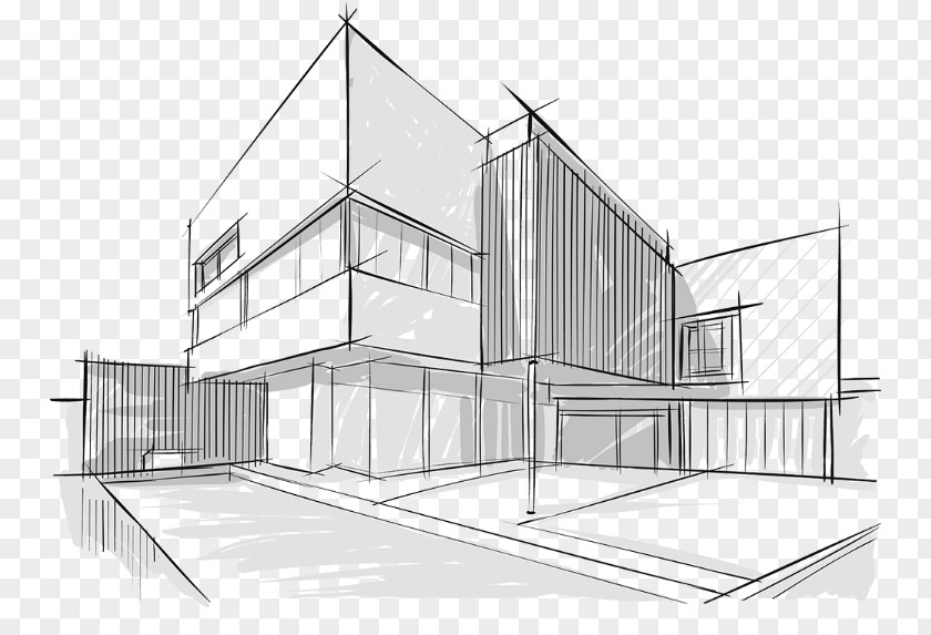 Building Architectural Drawing Sketch Vector Graphics Architecture PNG