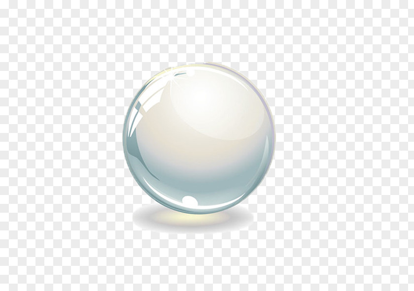 Round Button Crystal Ball Glass PNG