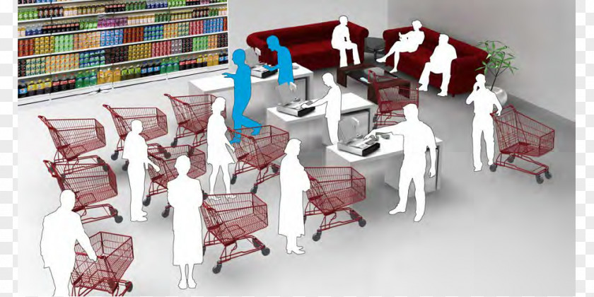 Supermarket Aisle Installation Art Shop Chair PNG