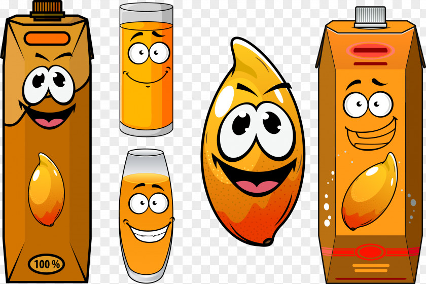Vector Lemon Juice Orange Cartoon Royalty-free PNG