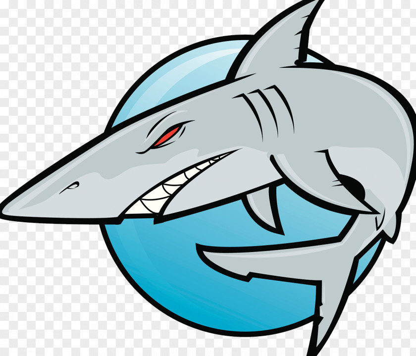Evil Ferocious Shark Jaws Great White Cartoon Clip Art PNG