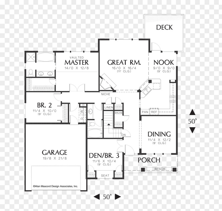 House Floor Plan Paper PNG