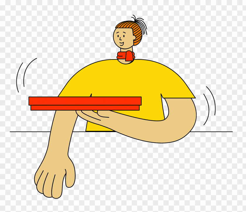 Human Body Meter Cartoon Joint Yellow PNG