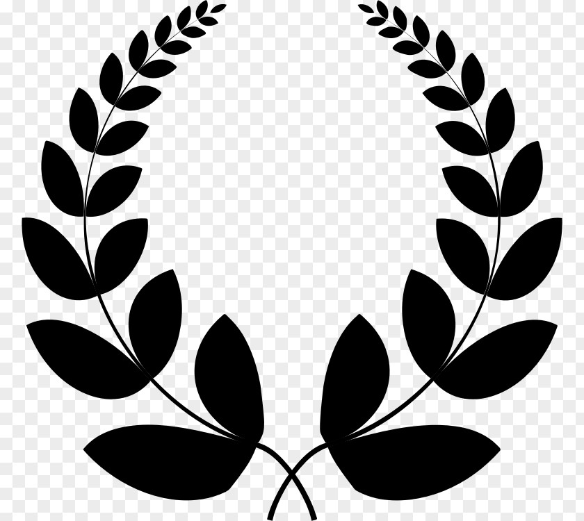 Olive Wreath Laurel Bay Gold Clip Art PNG