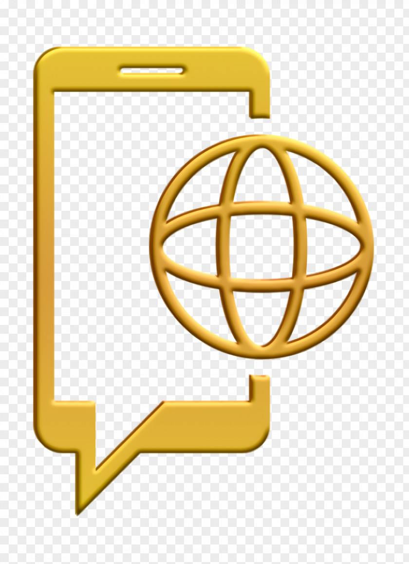 Phone Icons Icon Smartphone With Globe Grid PNG