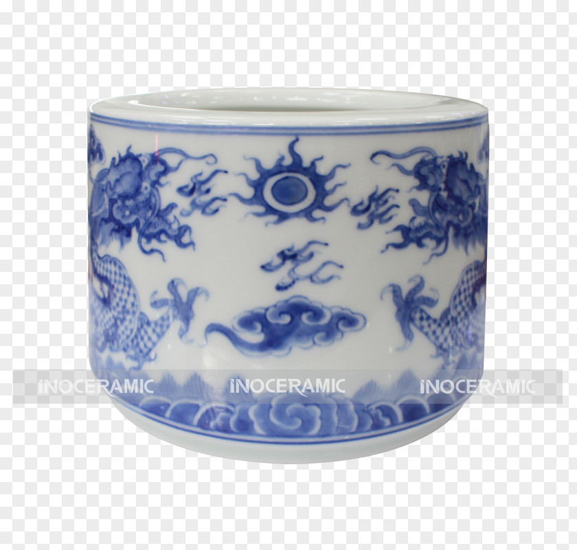 Sai Gon Blue And White Pottery Ceramic Mug Cup Porcelain PNG
