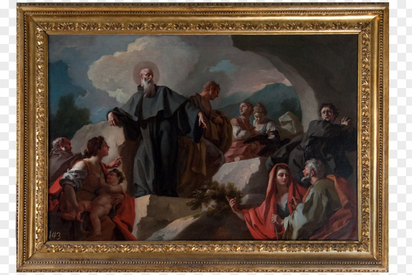 Painting Quadreria Del Pio Monte Della Misericordia Saint Peter Raises Tabitha The Seven Works Of Mercy PNG