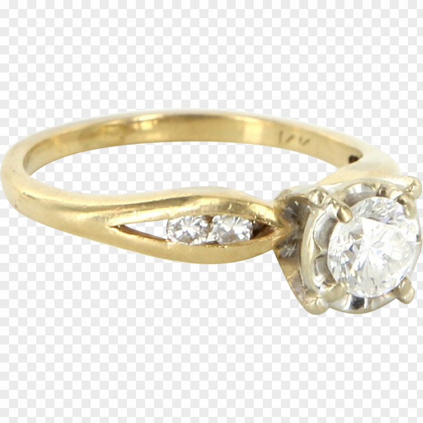 Ring Wedding Engagement Gold Diamond PNG