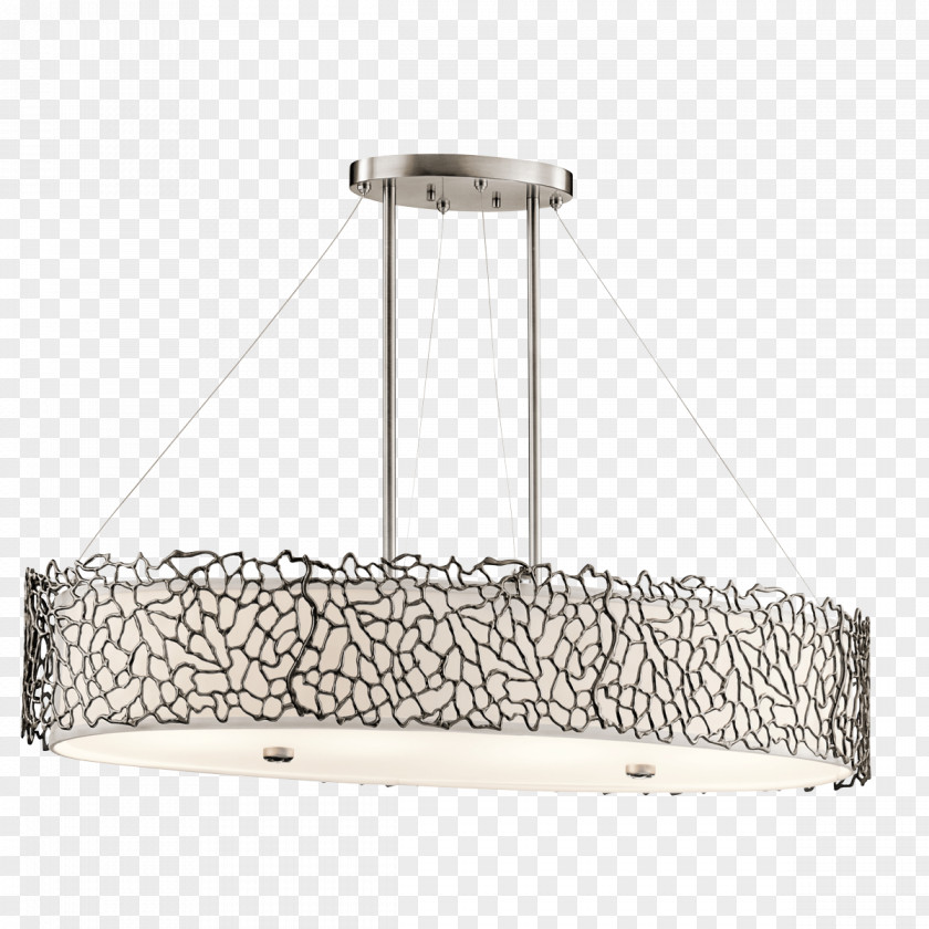 Suspension Island Pendant Light Lighting Silver Chandelier PNG