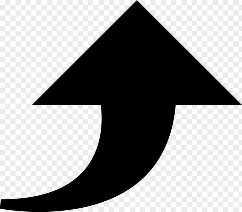 Arrow Silhouette Symbol PNG