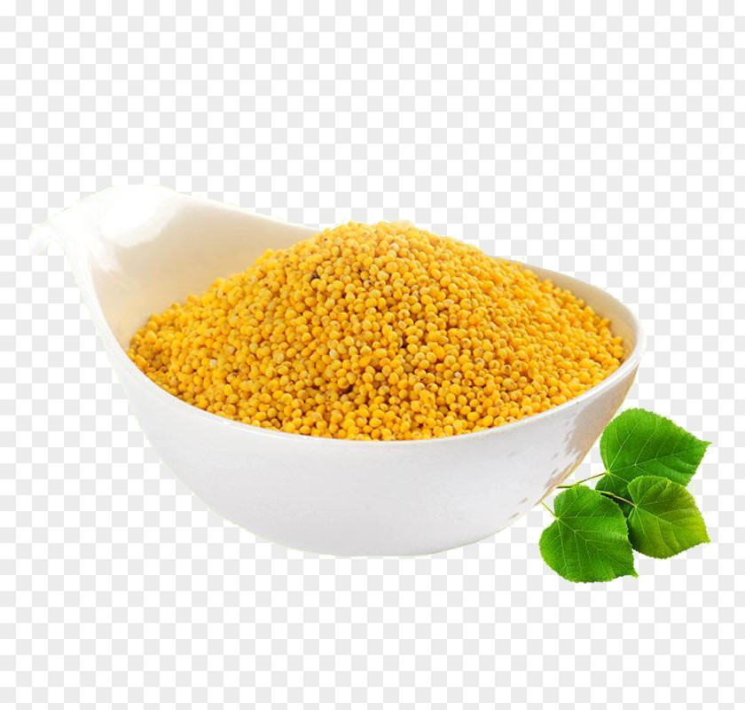 Cereals And Grains Of Small Yellow Rice Cereal Proso Millet PNG